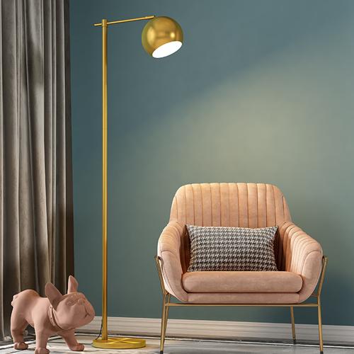 Modern floor lamp brass