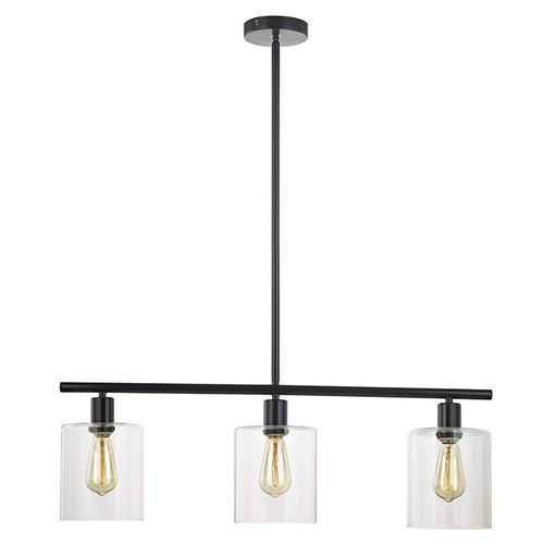 3 Light pendant black