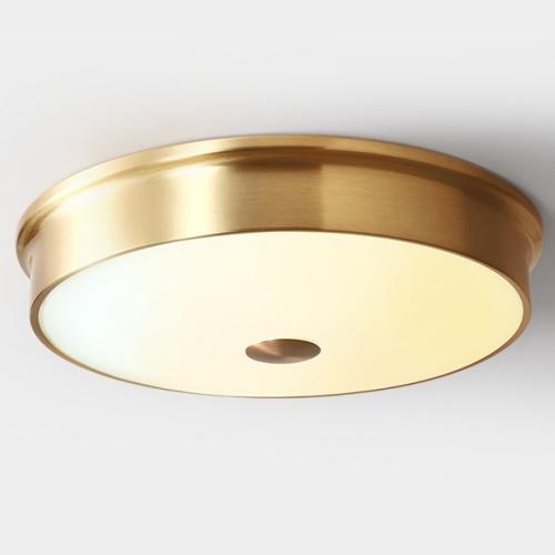 Flush mount round LED ceiling light