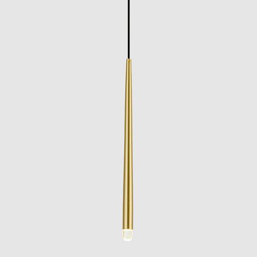 Brass LED pendant light