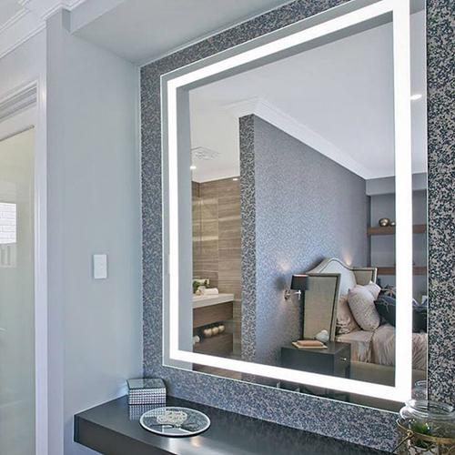 Light up mirror bathroom