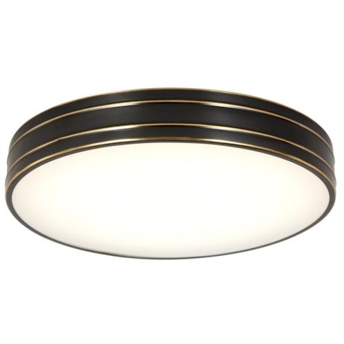 Oil rubbed bronze LED flush mount ceiling light