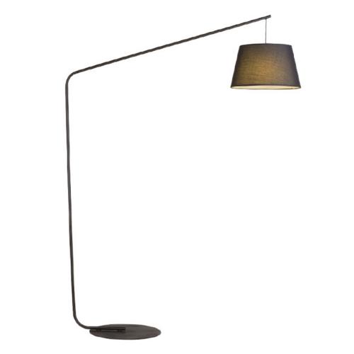 Large overarching floor lamp