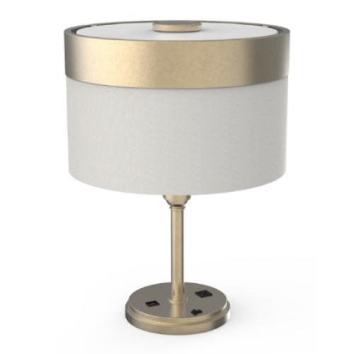 Gold contemporary table lamp